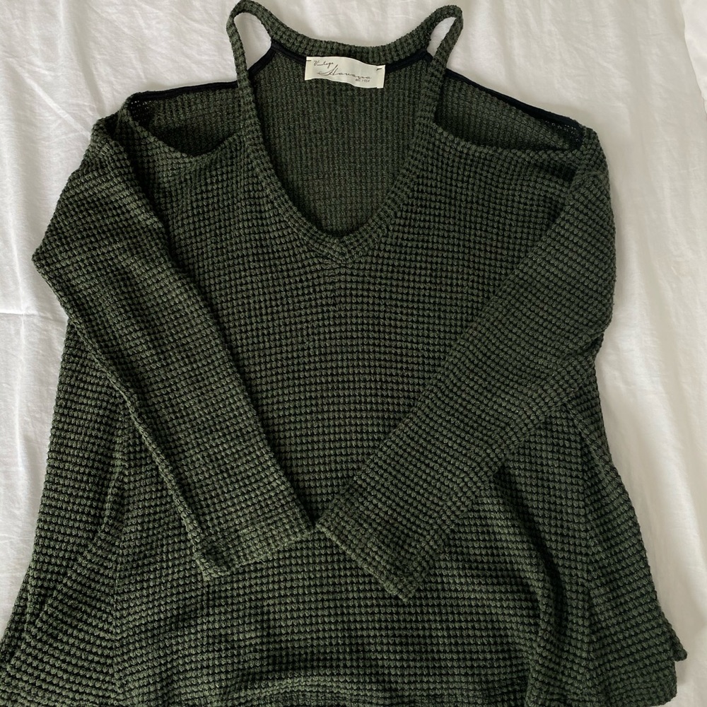 Off the shoulder sweater